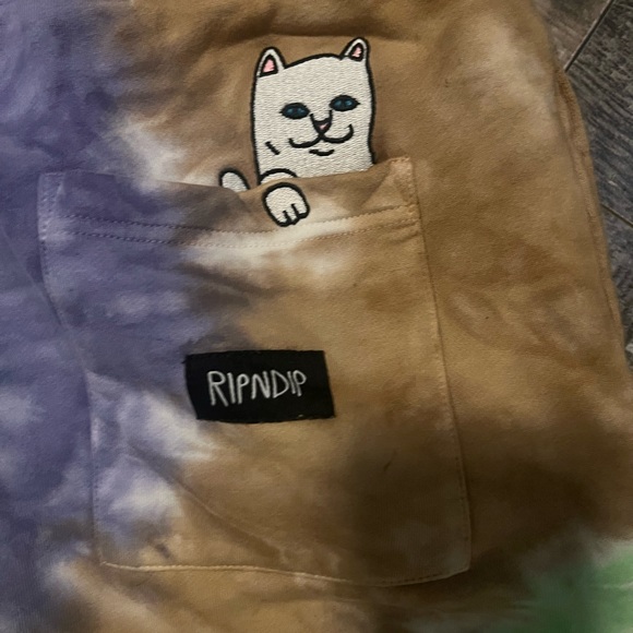 RipNDip Mens/Unisex tie dye shorts - Picture 5 of 6